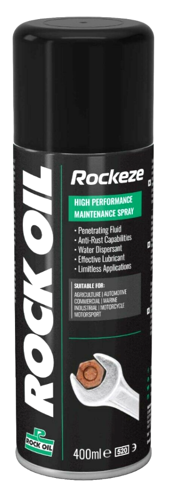 ROCK OIL, ROCK OIL ROCKEZE PENETRATING OIL / RUST INHIBITOR 400ML