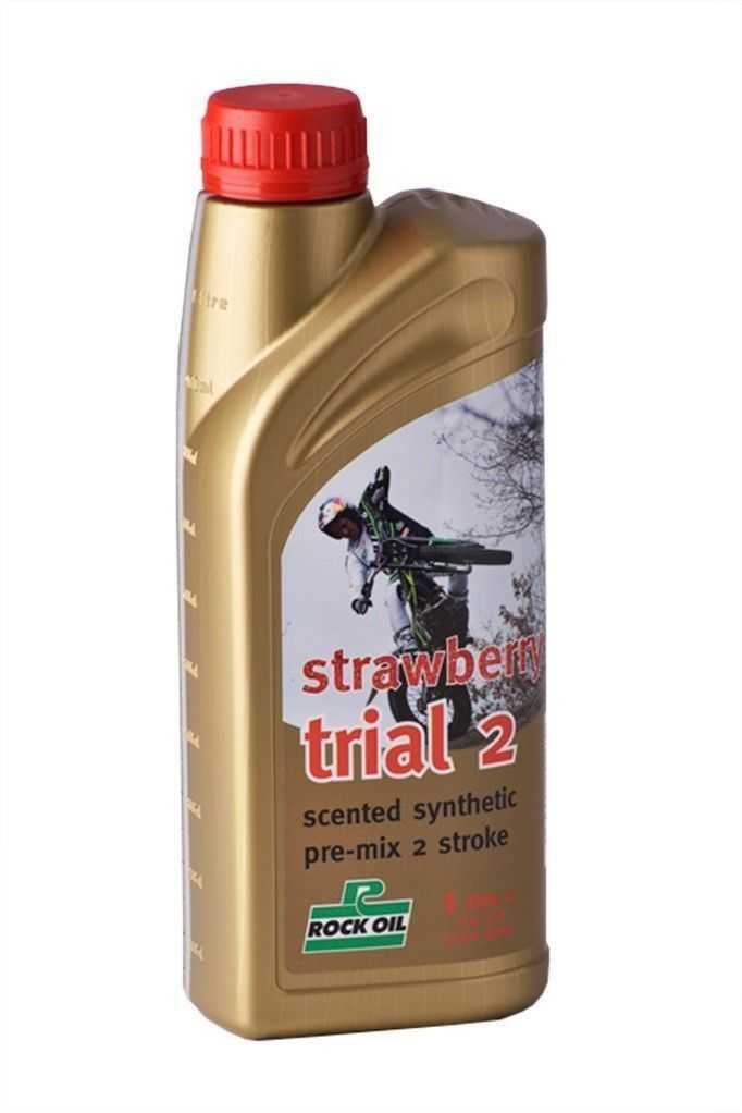 ROCK OIL, ROCK OIL STRAWBERRY SCENTED TRIAL 2 TWO STROKE OIL