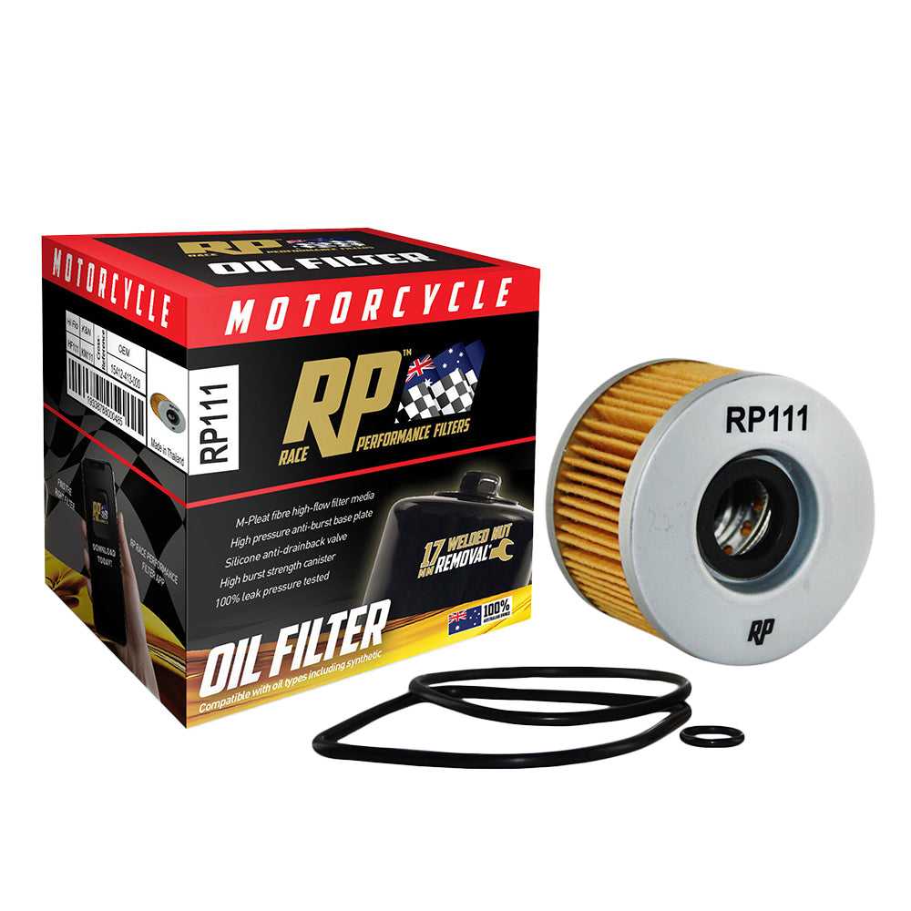 RP Filters, Race Performance Motorcycle Oil Filter - RP111