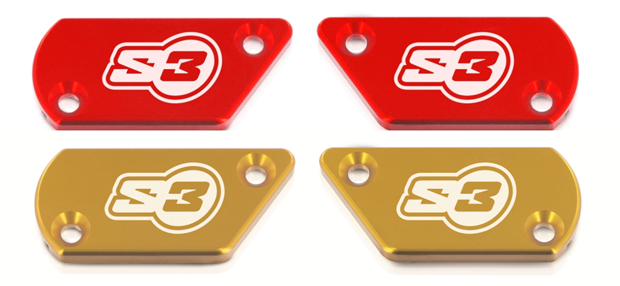 S3, S3 BETA EVO BRAKE & CLUTCH MASTER CYLINDER COVERS