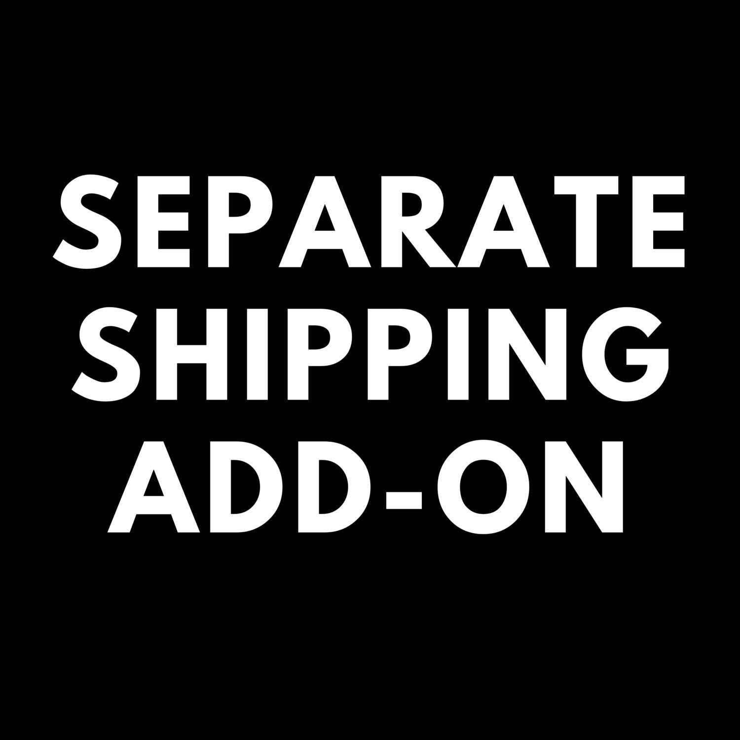 SJ Trials, Separate Shipping