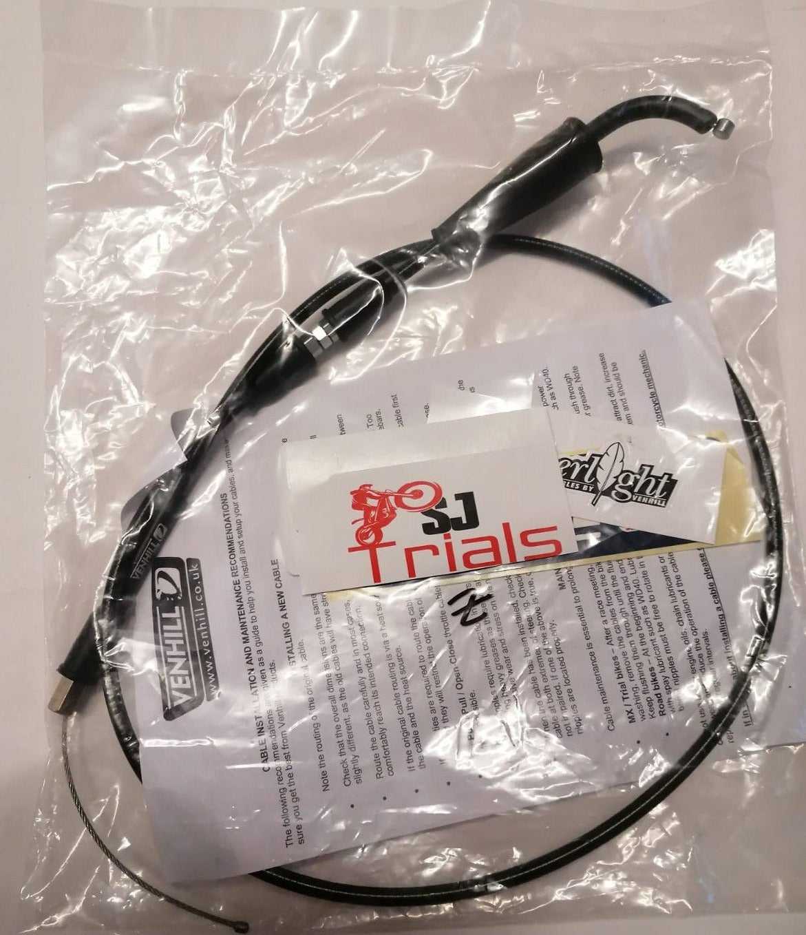 VENHILL, VENHILL YAMAHA TY MONO THROTTLE CABLE